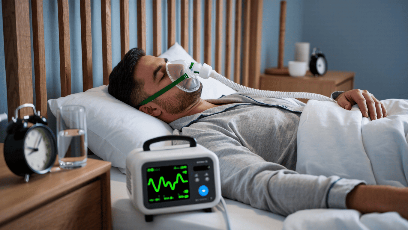 睡眠時無呼吸症候群(SAS)の男性